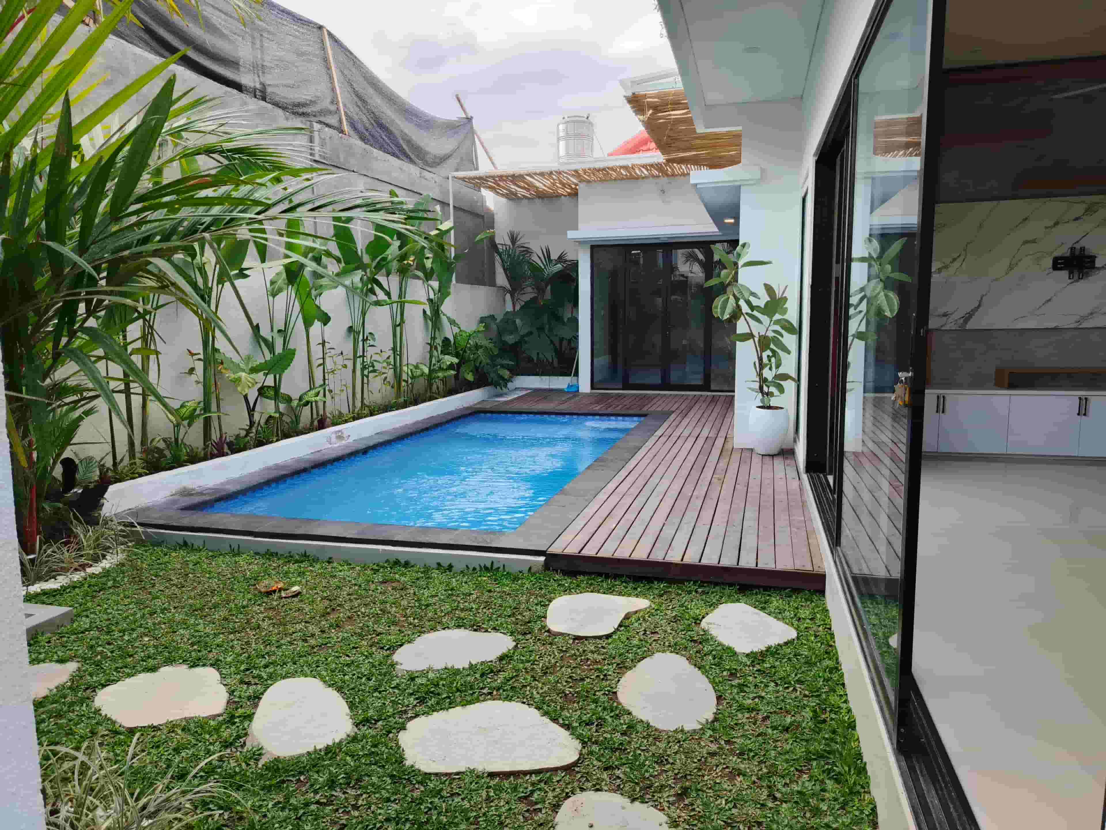 Unfurnished 2-Bedroom Villa in Canggu with Pool, Garden & Rooftop