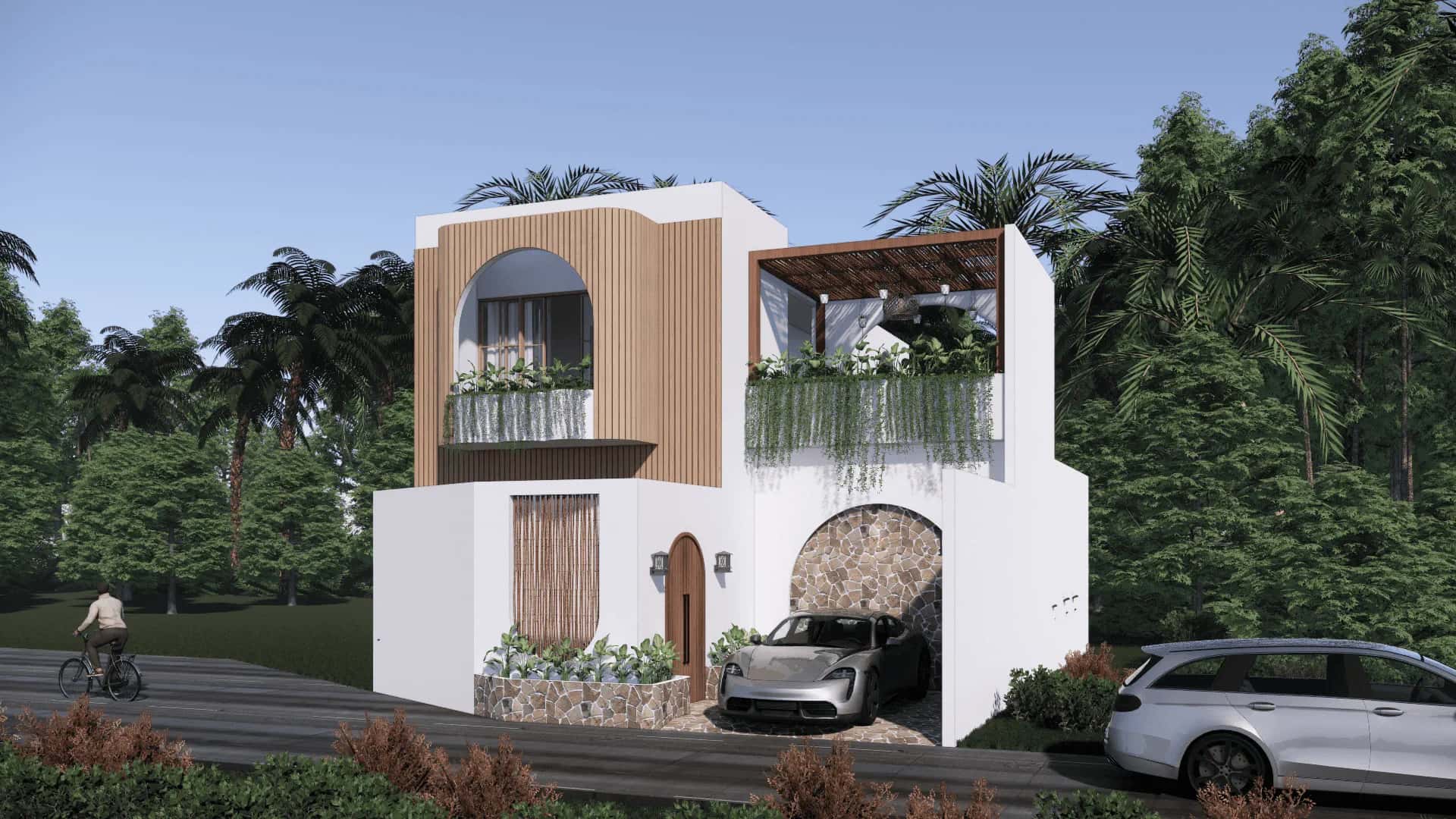 3-Bedroom Leasehold Villas in Canggu with Rice Field View – Completion 2025 3-Bedroom Leasehold Villas in Canggu with Rice Field View – Completion 2025