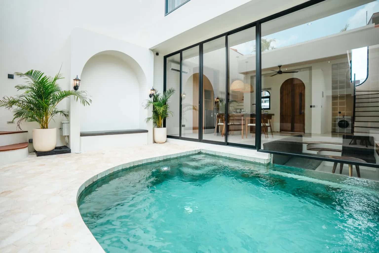 2-Bedroom Greece-Style Villa with Rice Field View in Pererenan Sempol 2-Bedroom Greece-Style Villa with Rice Field View in Pererenan Sempol